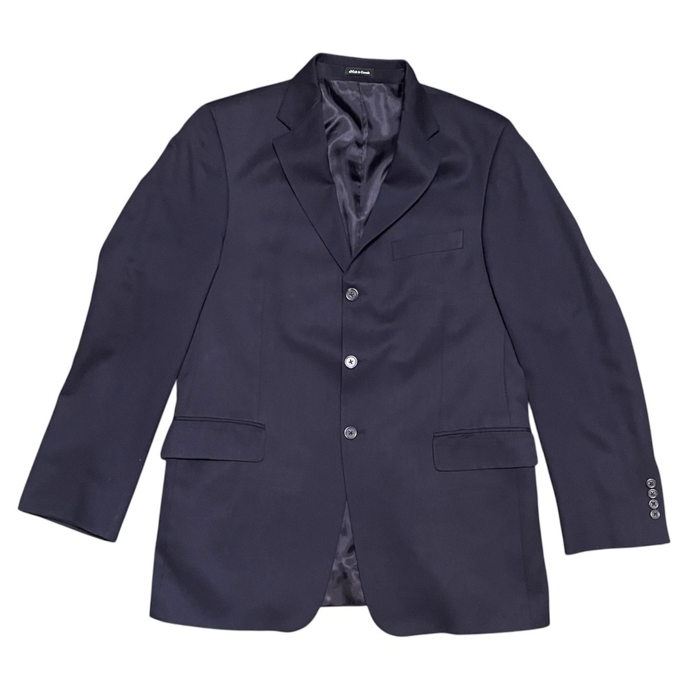 J. Crew Navy 100% Wool Classic Blazer Size 42 Tall Office‎ Evening Wedding